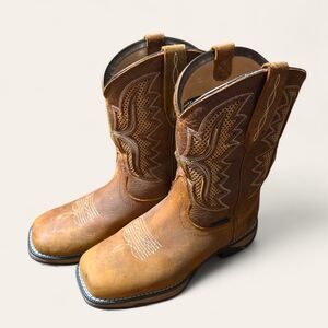Ariat Women's Western Work Boots with Intricate Stitching